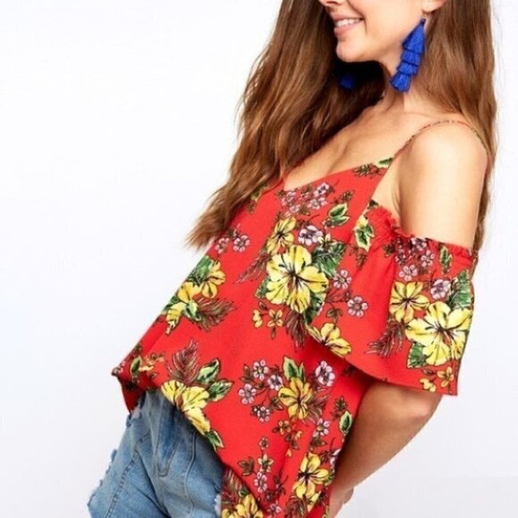 MUST HAVE FLORAL TOP - Picture 3 of 3